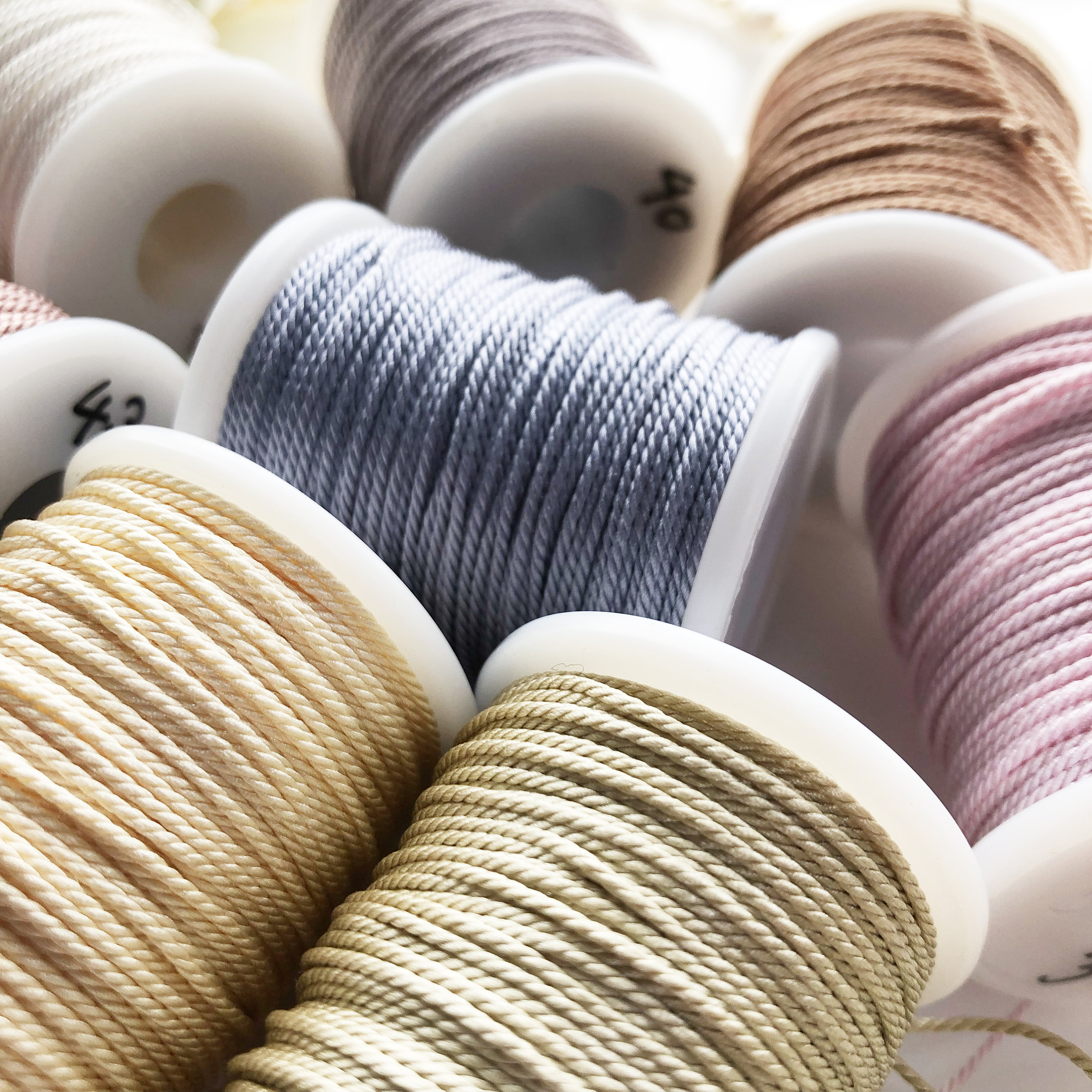 Pure Silk 3ply Japanese Twisted Cord 1mm Yorihimo 1 Meter