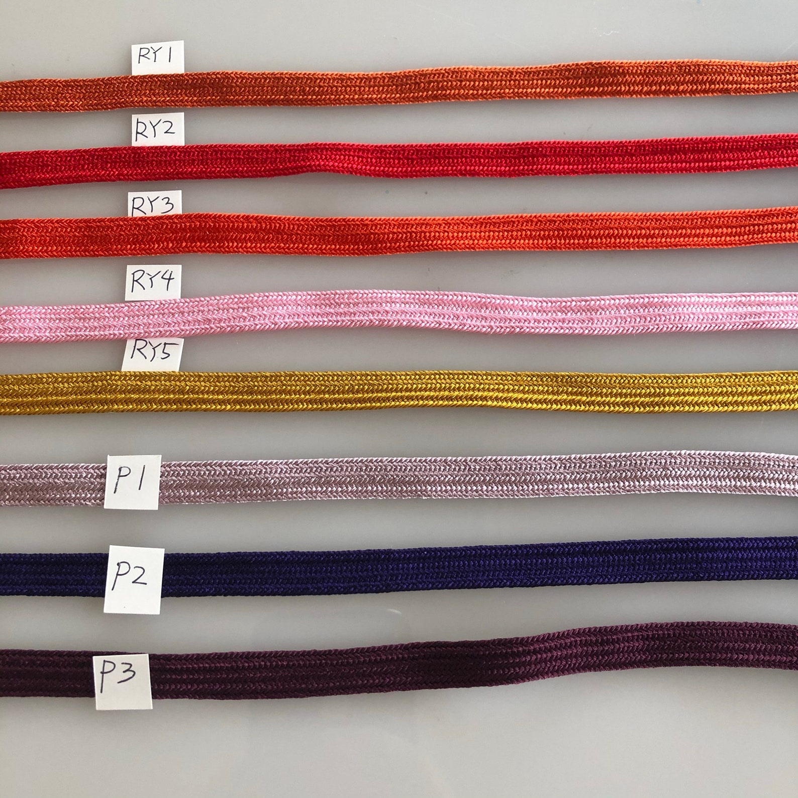 Silk Round Braided Cord Kumihimo 2mm Japanese Silk Cord Etsy