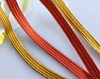 Silk Odoshi ito 7mm 10m Samurai armor silk lacing yarn /Odoshi-ge MADE in JAPAN/samurai Kacchu doll Japanese silk cord/yoroi kabuto relace