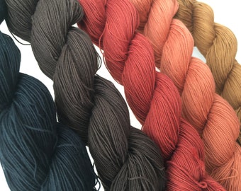 Sashiko thread 370M (404yds) Extra Large skein 40g Cotton 100%  Brown colors/for kumihimo braid /Volume price For heavy user!/ made in JAPAN