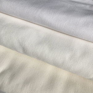 Japanese cotton white sarashi /20yarn count &quot;BUN&quot; All-purpose  cotton /Japanese Cotton 100% /Good for sashiko  /Made in Japan