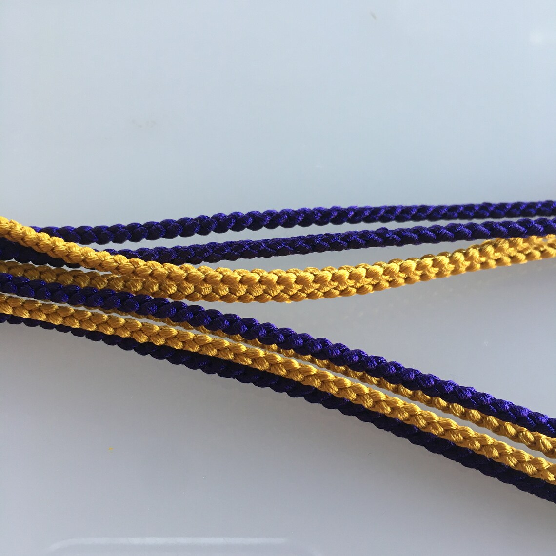Silk round braided cord kumihimo 2mm Japanese silk cord Etsy