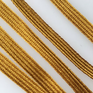 Silk Odoshi ito Width 6mm(Thickness 0.5mm) 10m Samurai armor silk lacing yarn /Odoshi-ge MADE in JAPAN//yoroi kabuto relace