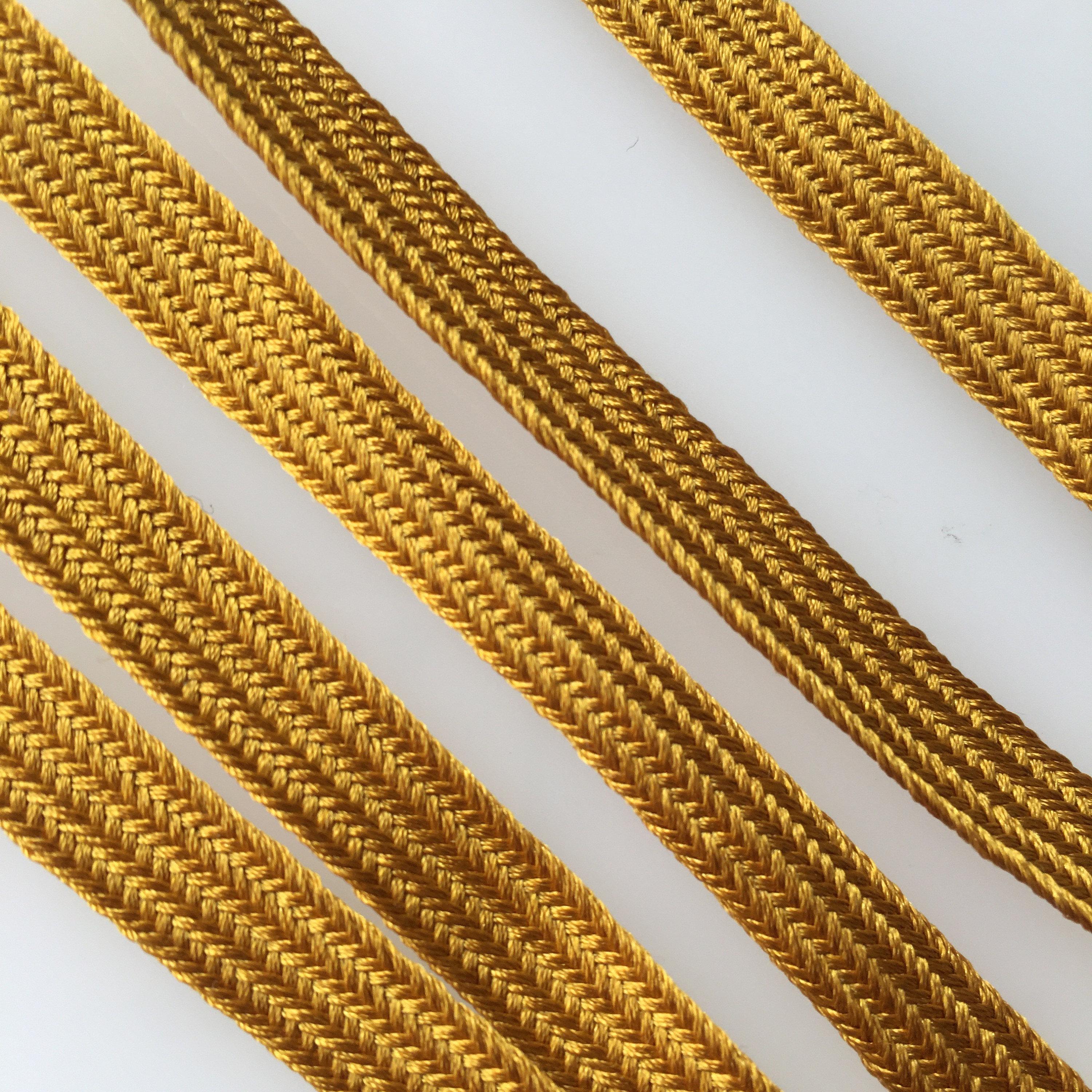 Silk Odoshi ito Width 6mm(Thickness 0.5mm) 10m Samurai armor silk lacing yarn /Odoshi-ge MADE in JAPAN//yoroi kabuto relace