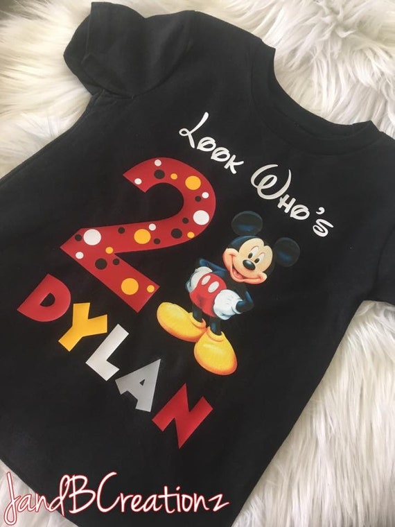 mickey mouse birthday shirt 2