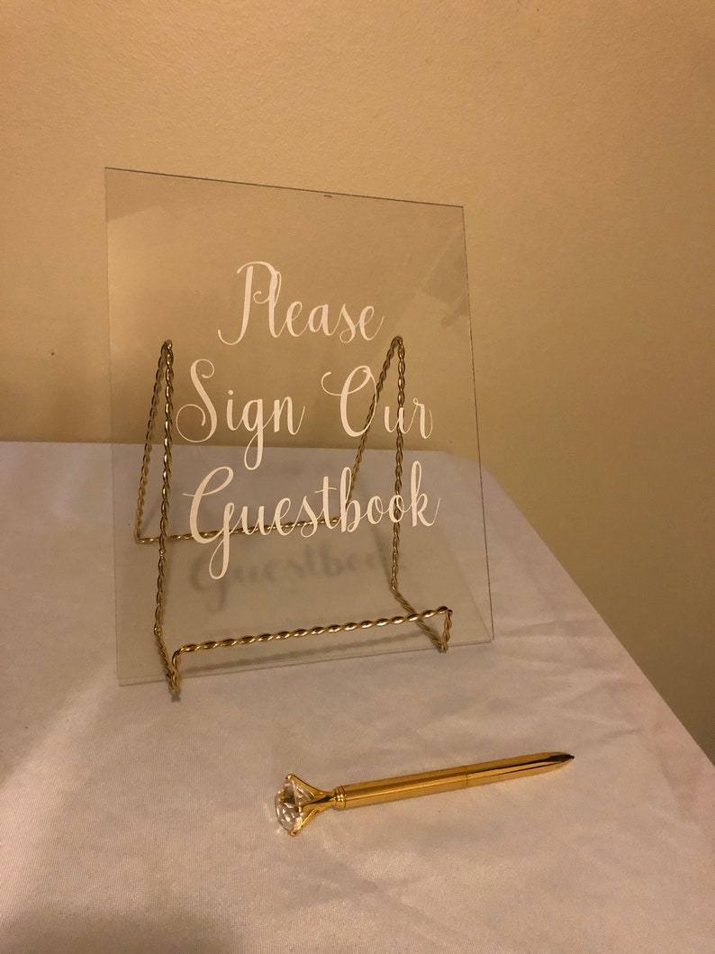 Acrylic Guestbook Sign