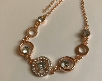 Bracciale gioiello in oro rosa