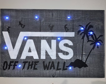 vans off the wall light up sign