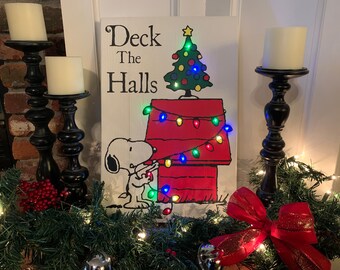 Snoopy Holiday Decor Etsy Snoopy Holiday Decor Etsy