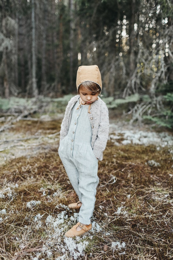 kids linen jumpsuit