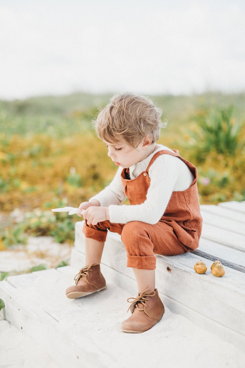Linen Kids Jumpsuit Linen Toddler Overalls Kids Overalls Etsy