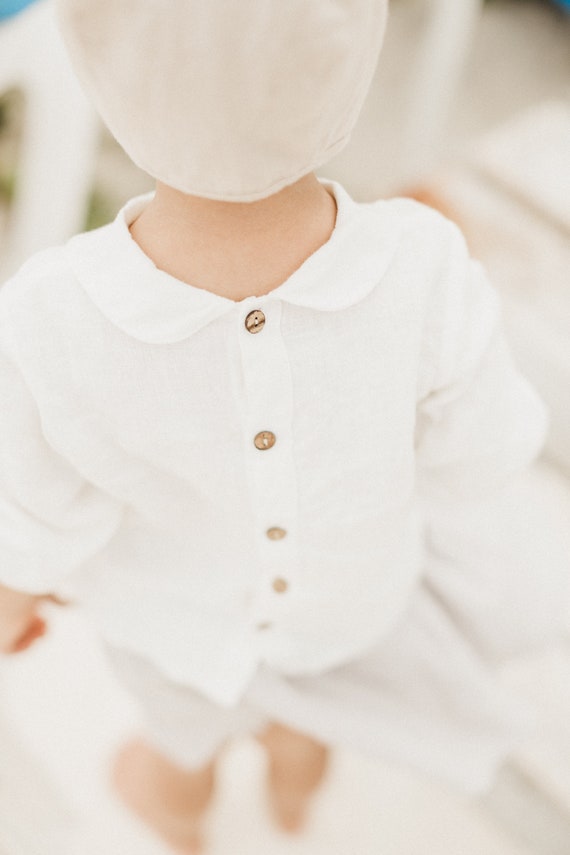 linen baby shirt