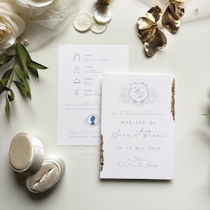 Wedding invitation, Bridgerton invitation, gold foil invitation, Bridgerton, wax seal