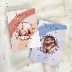 Birth announcement, Baby announcement, Birth, France announcement, Girl birth, Boy announcement
