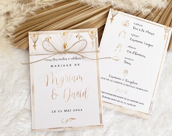 Faire Part Mariage Etsy