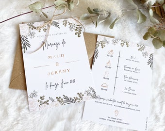 Faire Part Mariage Etsy
