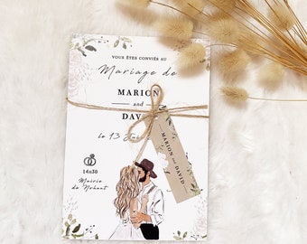 Faire Part Mariage Etsy