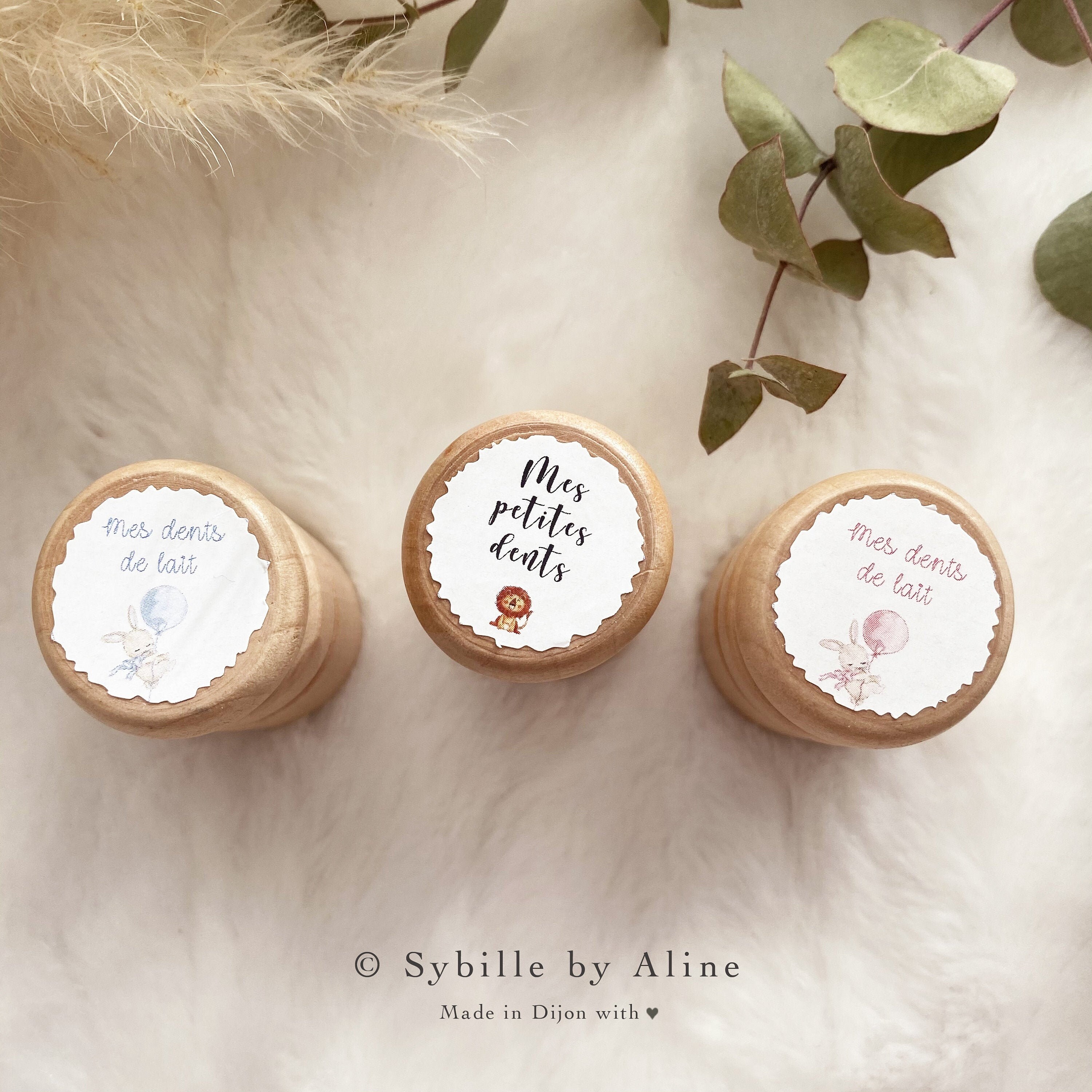 Boite à Dent, Boite Dent de Lait, en Bois Enfant, Dent Enfant