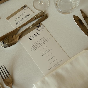 Menu Mariage, Menu voyage, Plan de table, Menus Mariage France, Papeterie de table, Numéro de Table, Ticket avion