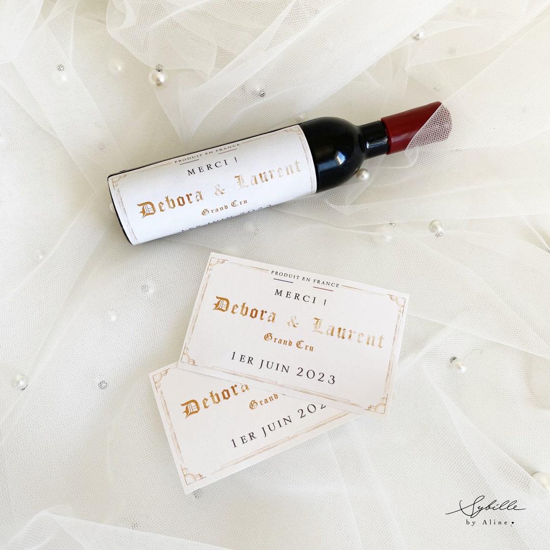 Wedding Guest Gifts, Sticker Labels, Corkscrew Labels - Etsy
