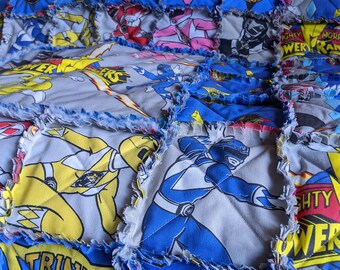Power Rangers Blanket - Etsy
