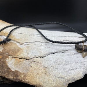 Tiger Shark Necklace, Shark Tooth Necklace, Fossil Shark Tooth Necklace image 2