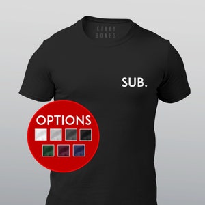Submissive Pocket Design Fetish T-Shirt: Soft Cotton, Fitted Tee