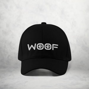 Woof, Puppy Play Cap, Dad Style Cap, Pup and Handler, Human Pup, Puppy Play Fetish, Pet Play