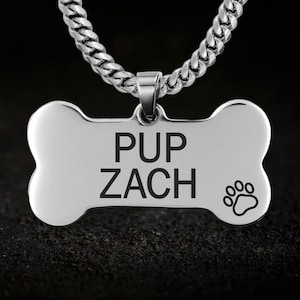 Puppoot, gepersonaliseerde halsband