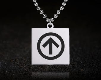 Owned submissive necklace, for male collard slave or submissive
