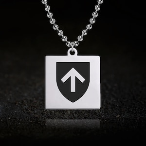 Shield Necklace for Male Owner, Master or Dominant