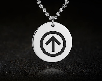 Minimalist owned submissive necklace, for male collard slave or submissive