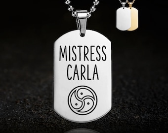 Personalised Mistress Necklace