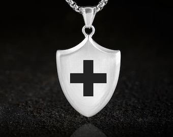 Mistress Shield Necklace for Female Owner, Mistress or Domme