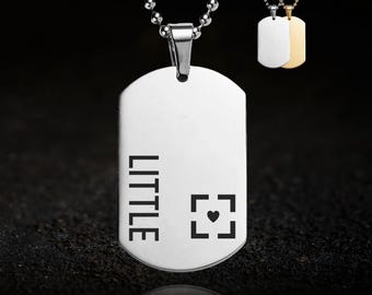Personalised ABDL Necklace: Un-collared Little Jewellery