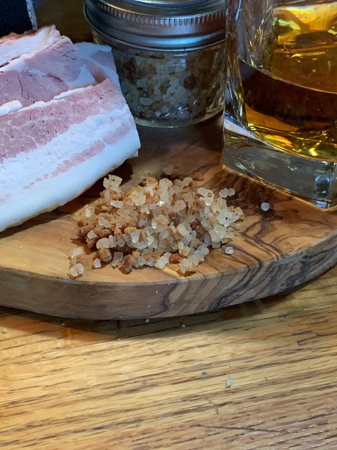 Seasonings/ Flavored Sea Salt / Bourbon Bacon Sea Salt / Etsy