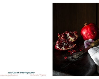 Pomegranates and Knife