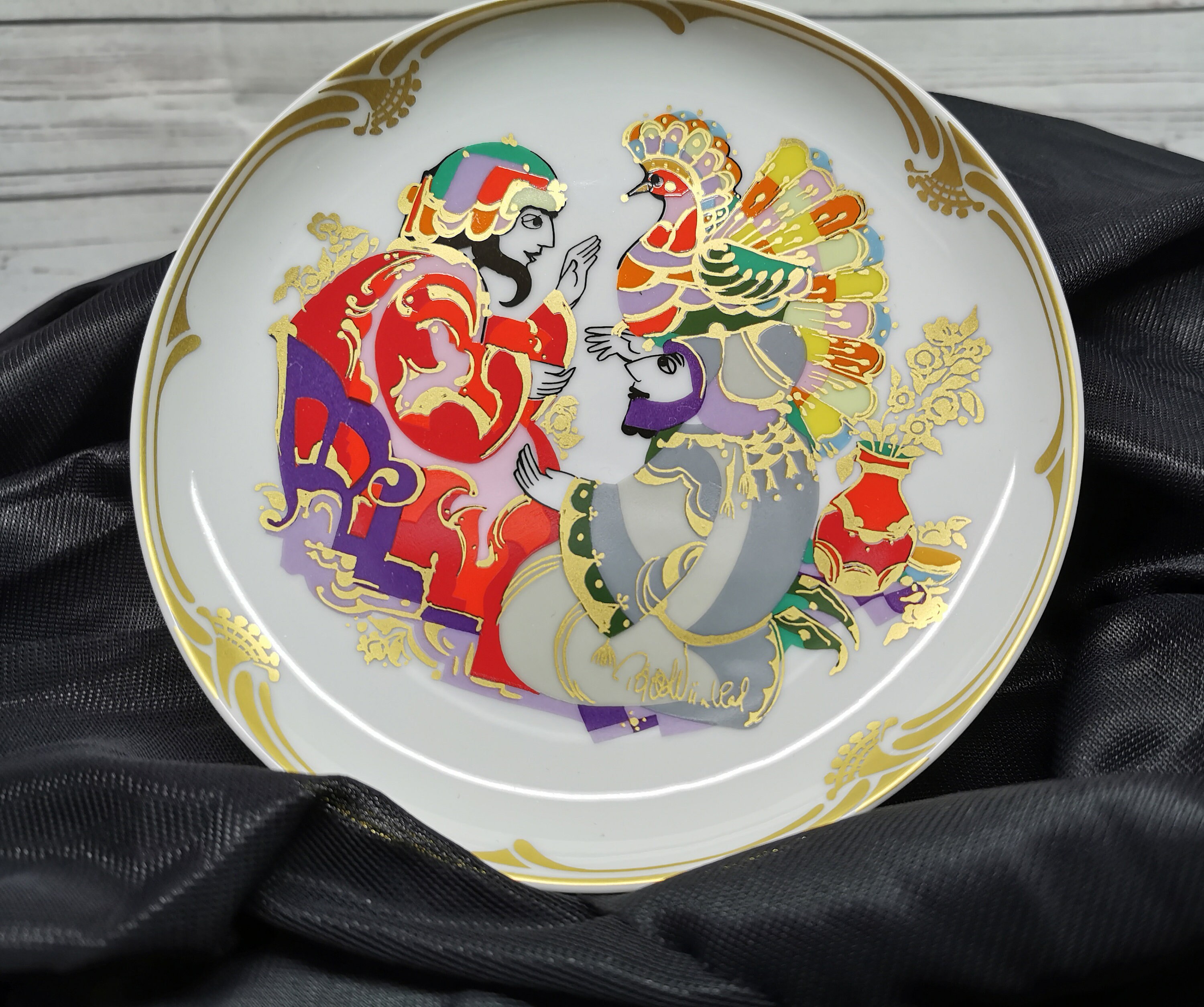 ローゼンタール Golden Orient MOTIV Ⅸ プレート9 飾り皿