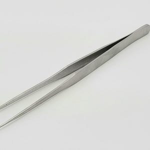7" Pointed Smooth Tweezers Stainless Steel Lampworking Hot Glass Supplies Tools