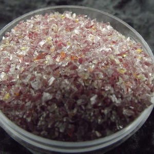438 Purple Red Special Colors 2 ounce Bag MORETTI EFFTRE 104 COE Glass Frit For Beadmaking Lampworking