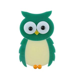 Precut Glass WHOOLIO OWL Spectrum System 96 COE Glass 2 1/4&quot; x 3 1/2&quot; Fusing Fusible