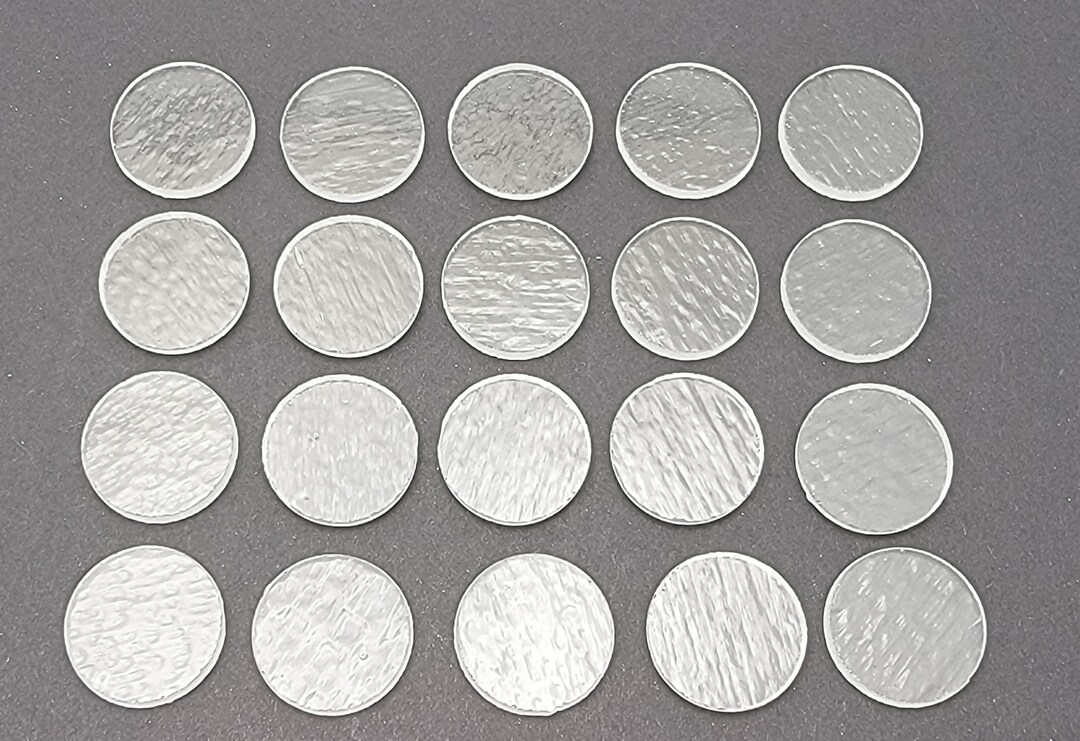 1 Precut Clear Circles 90 COE 20 Pieces Wholesale Lot Etsy