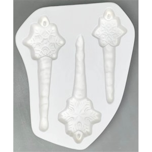 Flakes & Icicles Little Fritters 194 Glass Casting Mold Creative Paradise Fusing