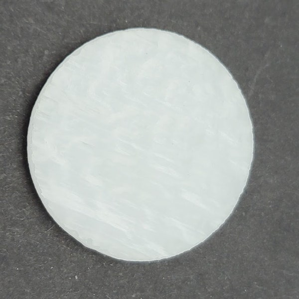 90 COE WHITE Opal Precut Circles Choice of Size and Quantity 1/2" 1" 1.5" 90COE