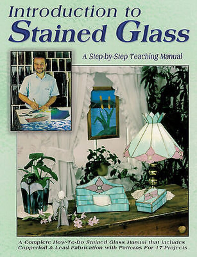 15pcs Stained Glass Starter Kit,Set With Glass Grinder/Glass Cutter Tool Kit/Soldering Iron Kit/solder Exhaust Fan/Solder Clamp/Consumables,Complete