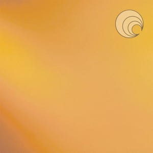 110.4 Light Amber Transparent 6 x 6 inch OGT System 96 Sheet Glass 3mm  96COE 96 COE Fusible