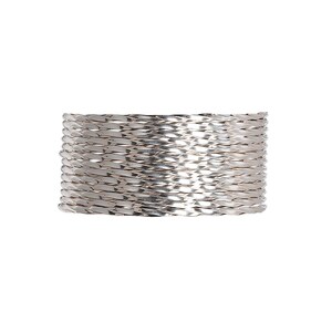18ga Full Hard Twisted Square Solid Sterling Silver Five Feet Wrapping Wire Made in the US