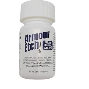 ARMOUR ETCH Glass Etching Cream 2.8 oz Small Fusing Supplies Tools