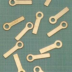 Brass Handy Hangers for Stained Glass Panels Pack of 12 six pairs Hardware
