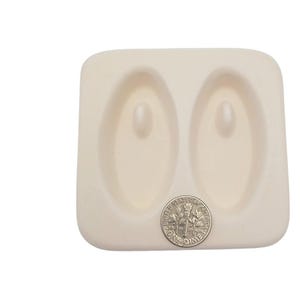 HOLEY OVALS Fritter Mold Makes Castings Tag Necklace Pendant Jewelry Ornament LF70